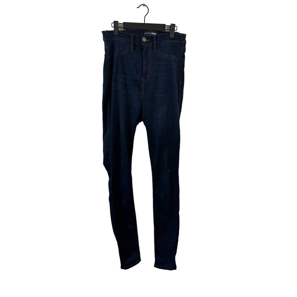 Fashion Nova Dark Rinse Skinny Jeans Size 14